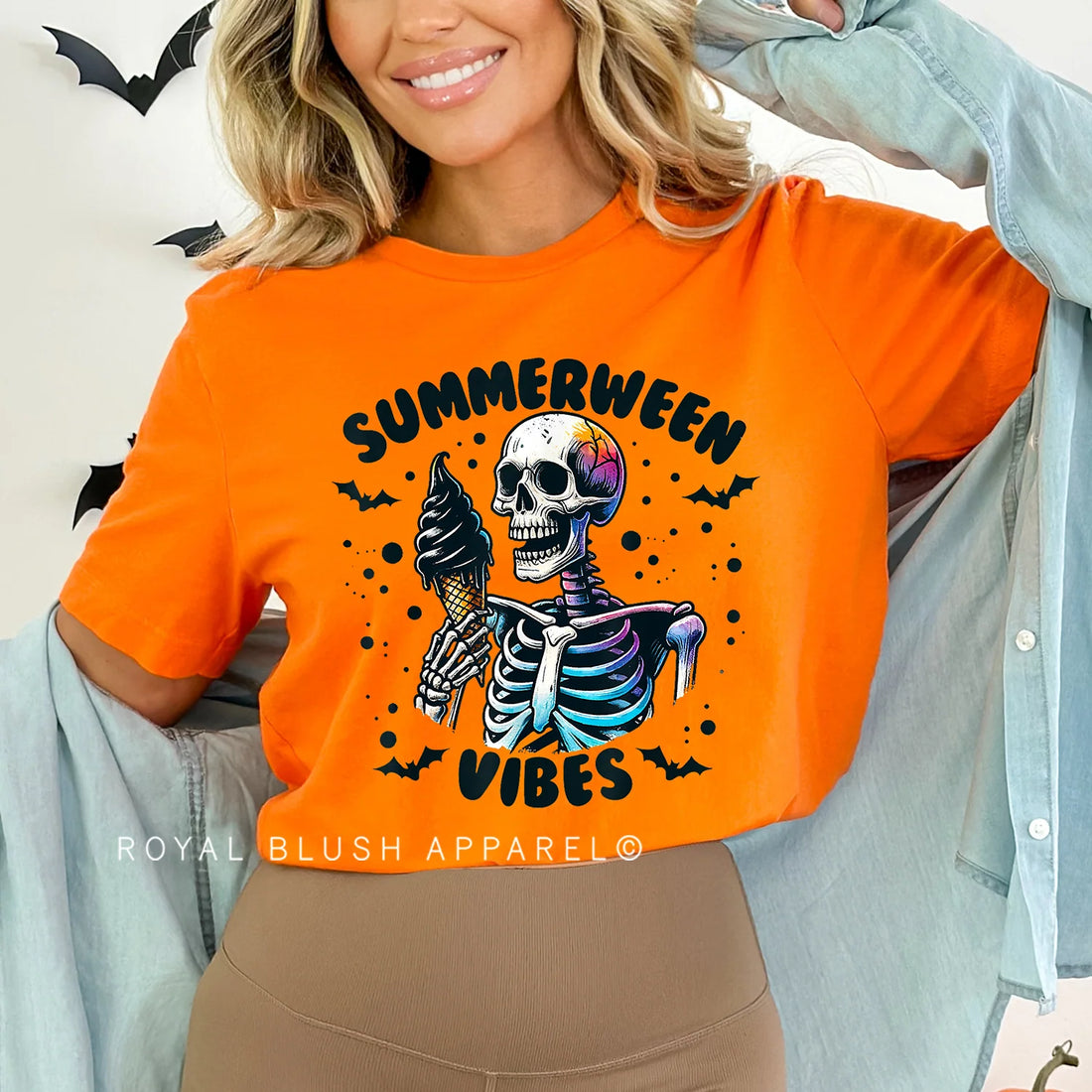 Summerween Vibes Relaxed Unisex T-shirt
