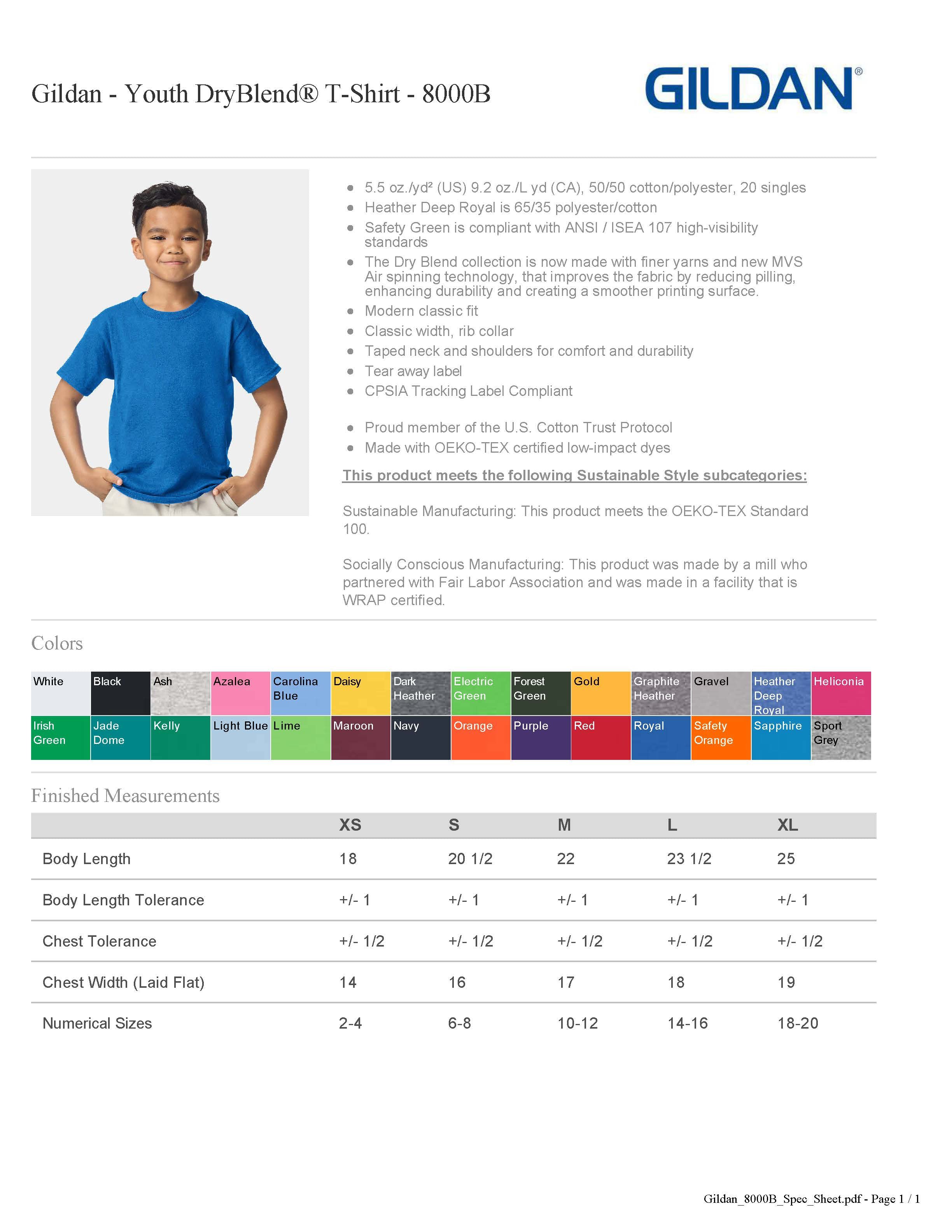 Mascotte Beacon Hill T-shirt en coton