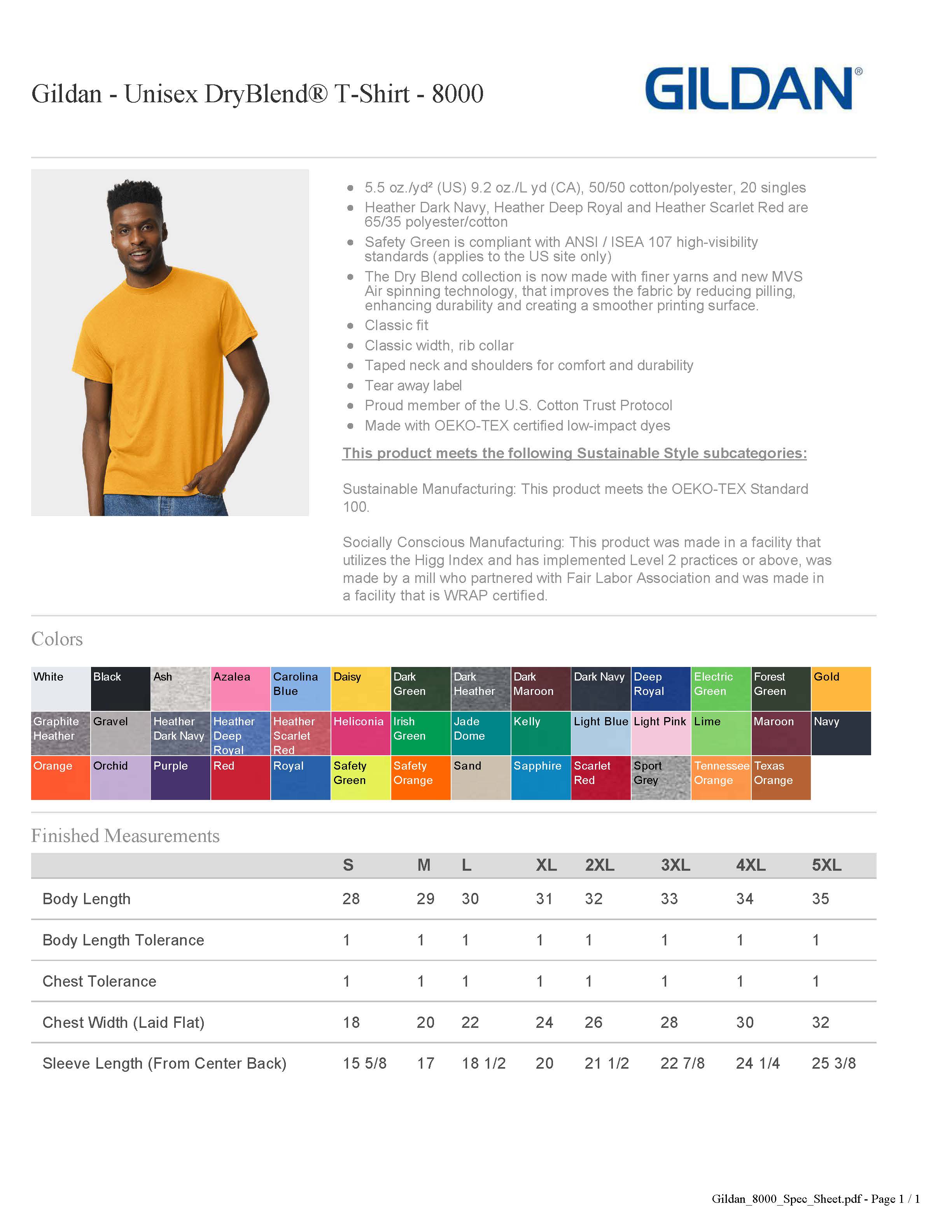 Mascotte Beacon Hill T-shirt en coton