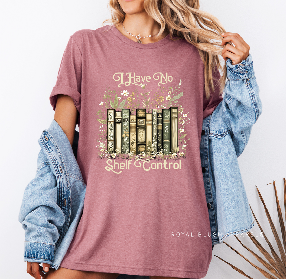 I Have No Shelf Control Relaxed Unisex T-shirt