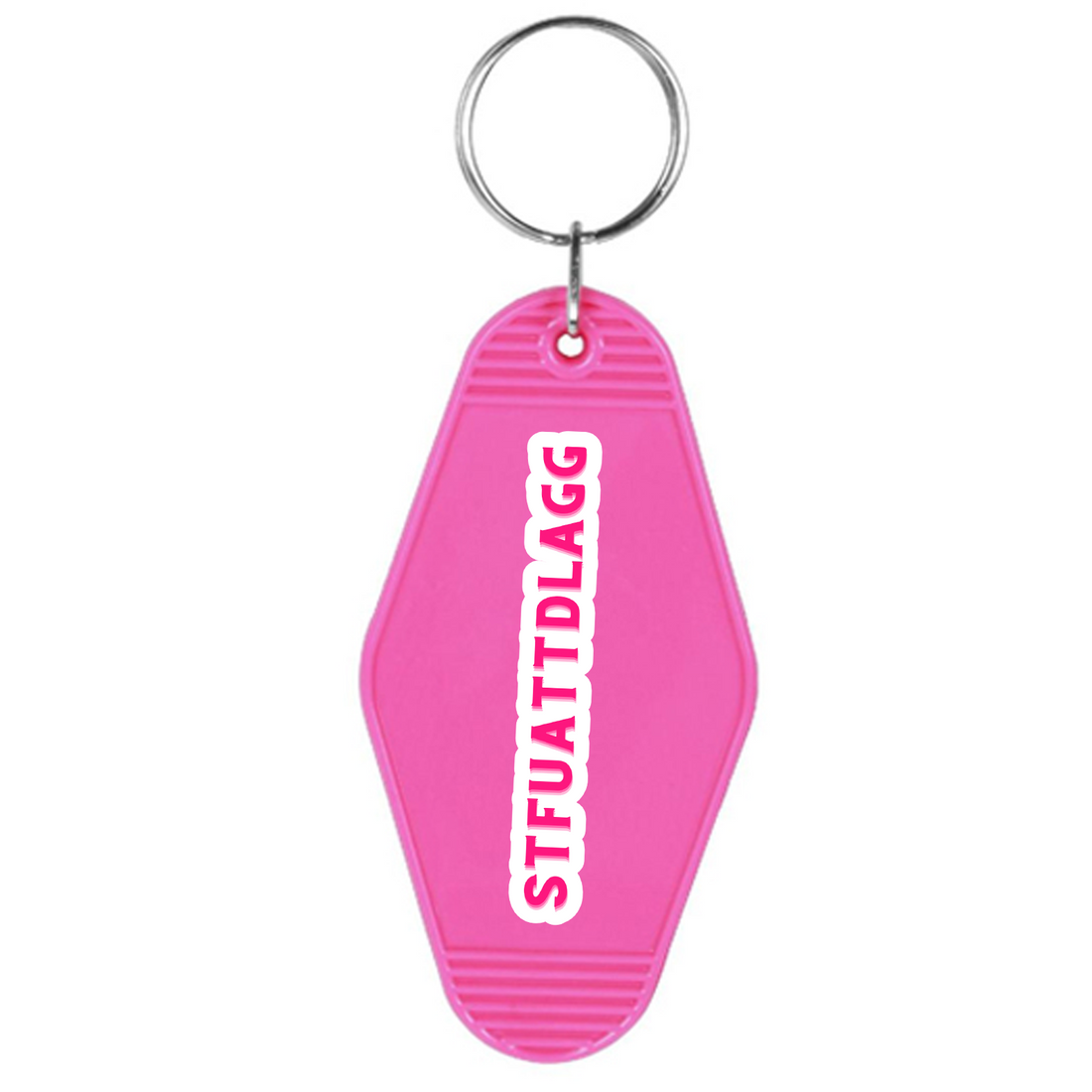 STFUATTDLAGG Motel Keychain