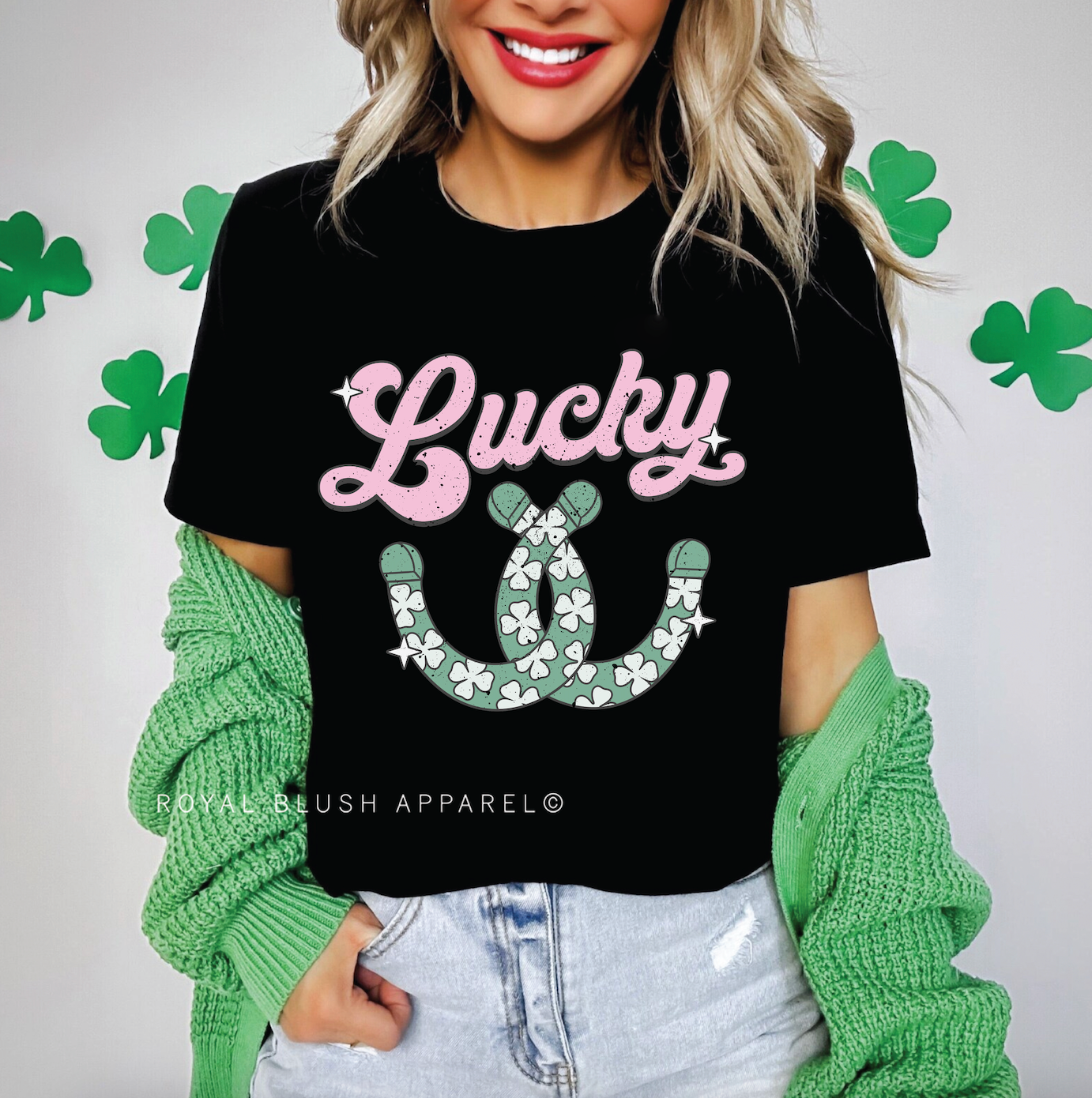 Horseshoe Lucky Relaxed Unisex T-shirt