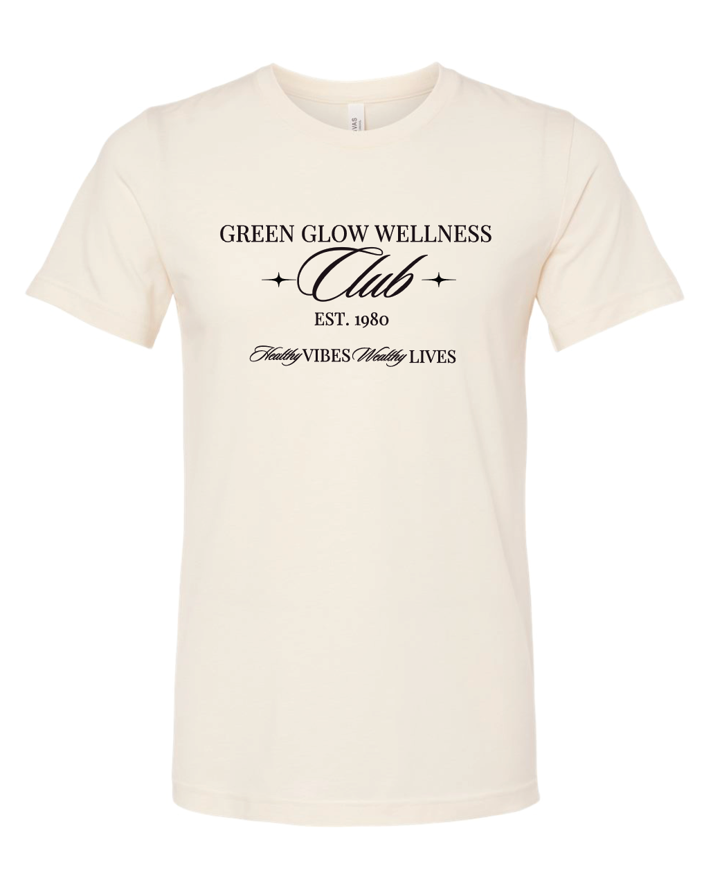 Green Glow Wellness Relaxed Unisex T-shirt