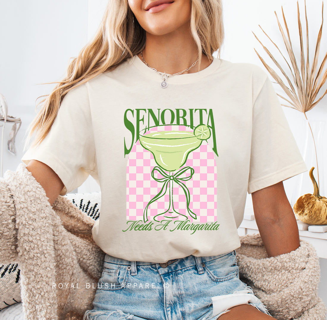 Senorita Needs A Margarita Relaxed Unisex T-shirt