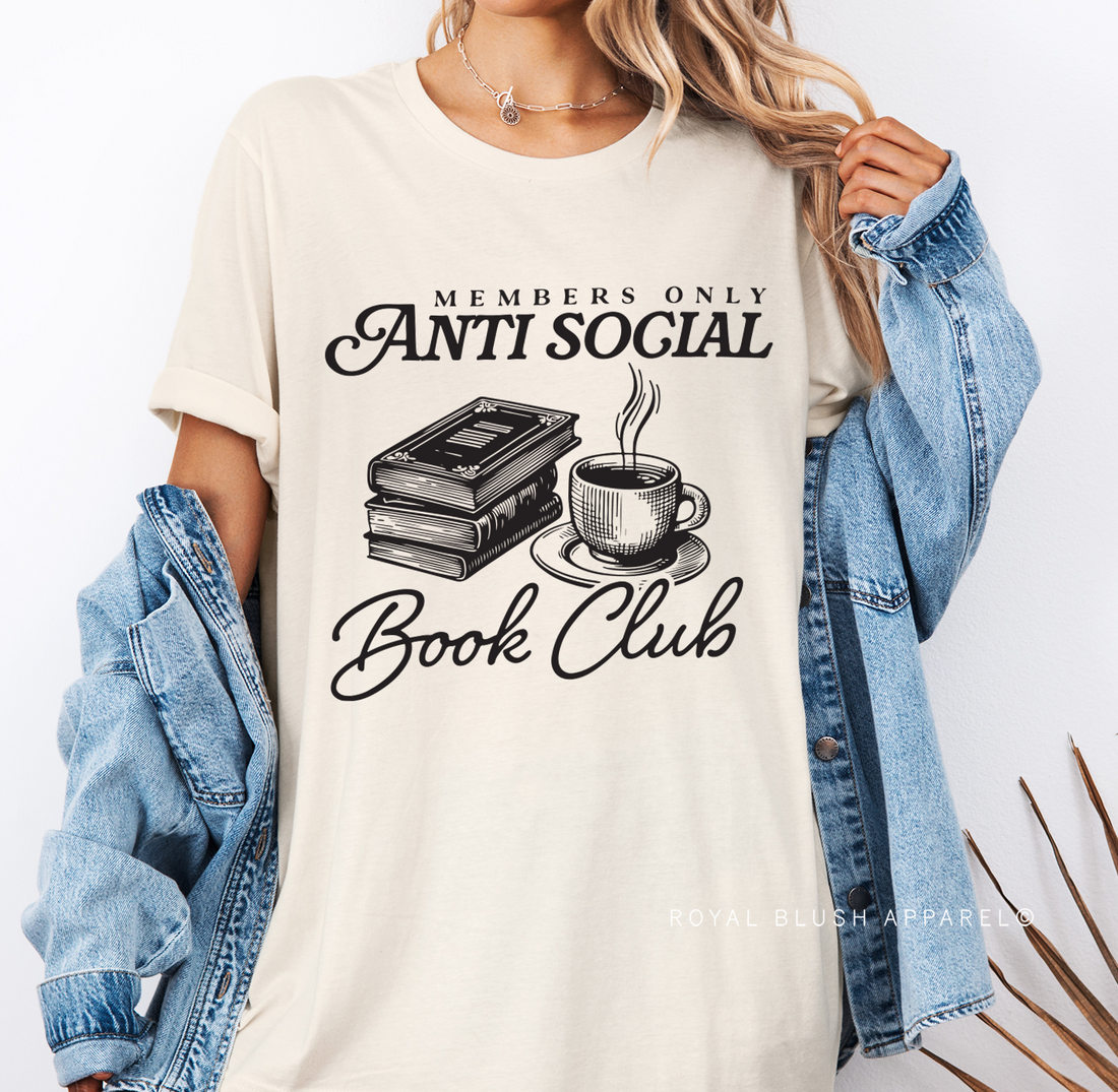 Anti Social Book Club Relaxed Unisex T-shirt