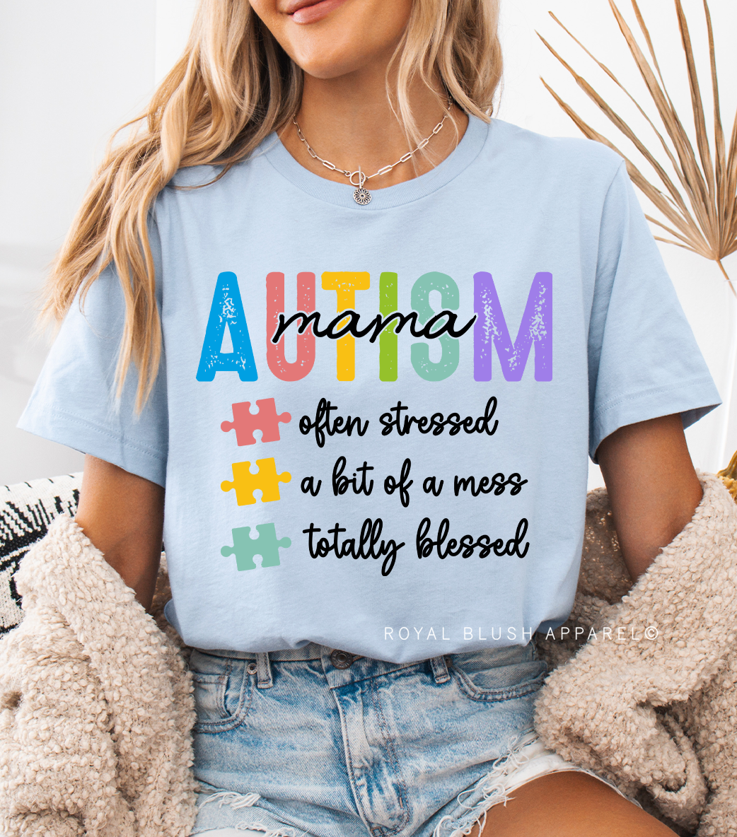 Autism Mama Relaxed Unisex T-shirt
