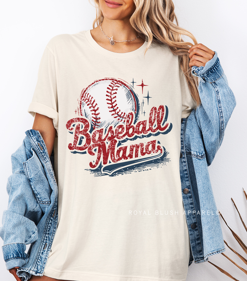 Baseball Mama Relaxed Unisex T-shirt