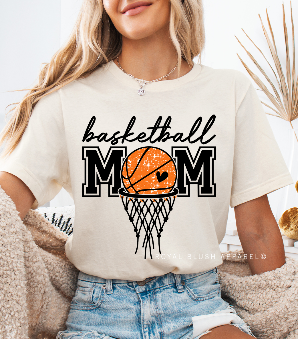 Hoop Basketball Mom Louder & Prouder Relaxed Unisex T-shirt