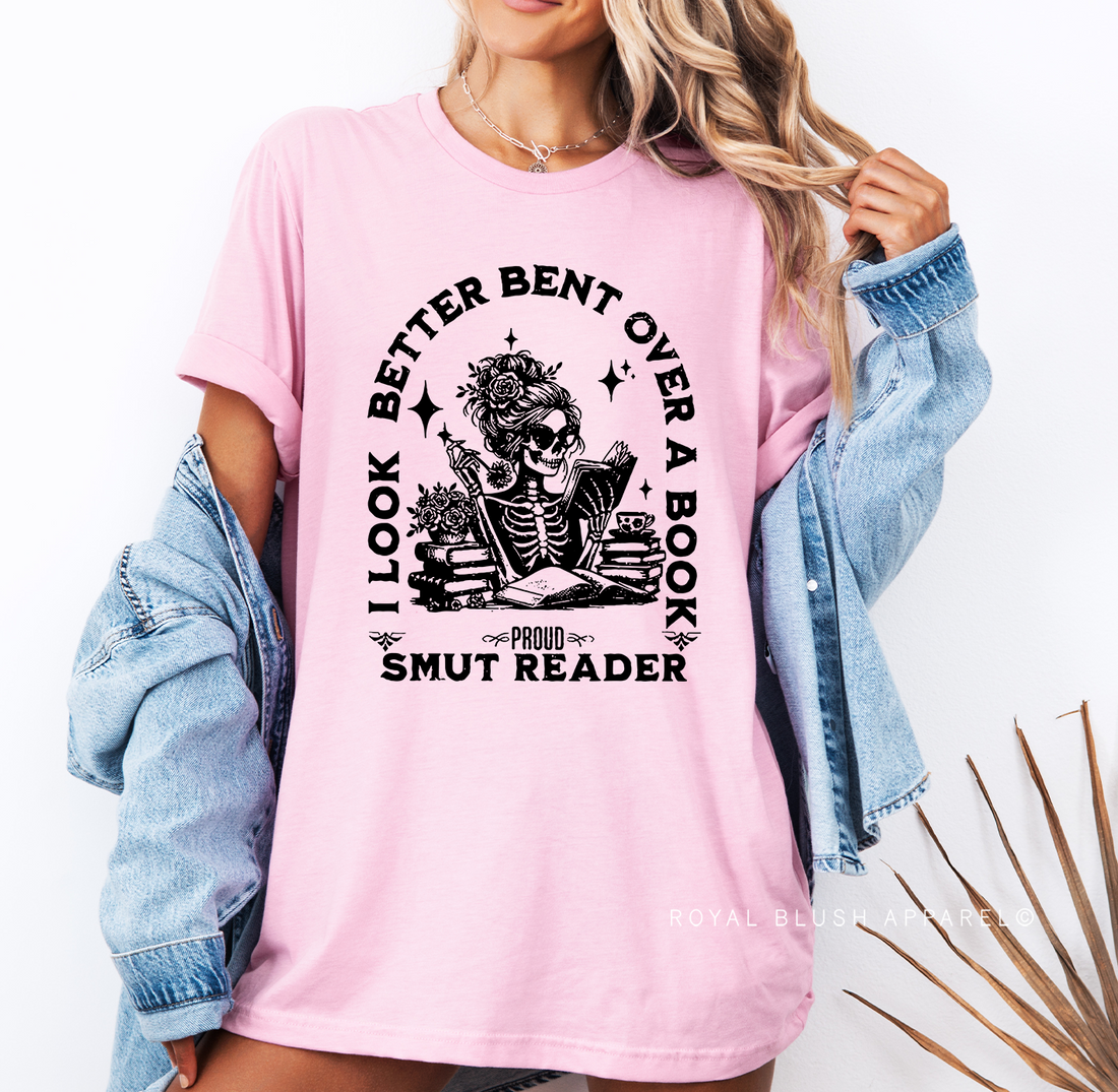 Bent Over A Book Relaxed Unisex T-shirt