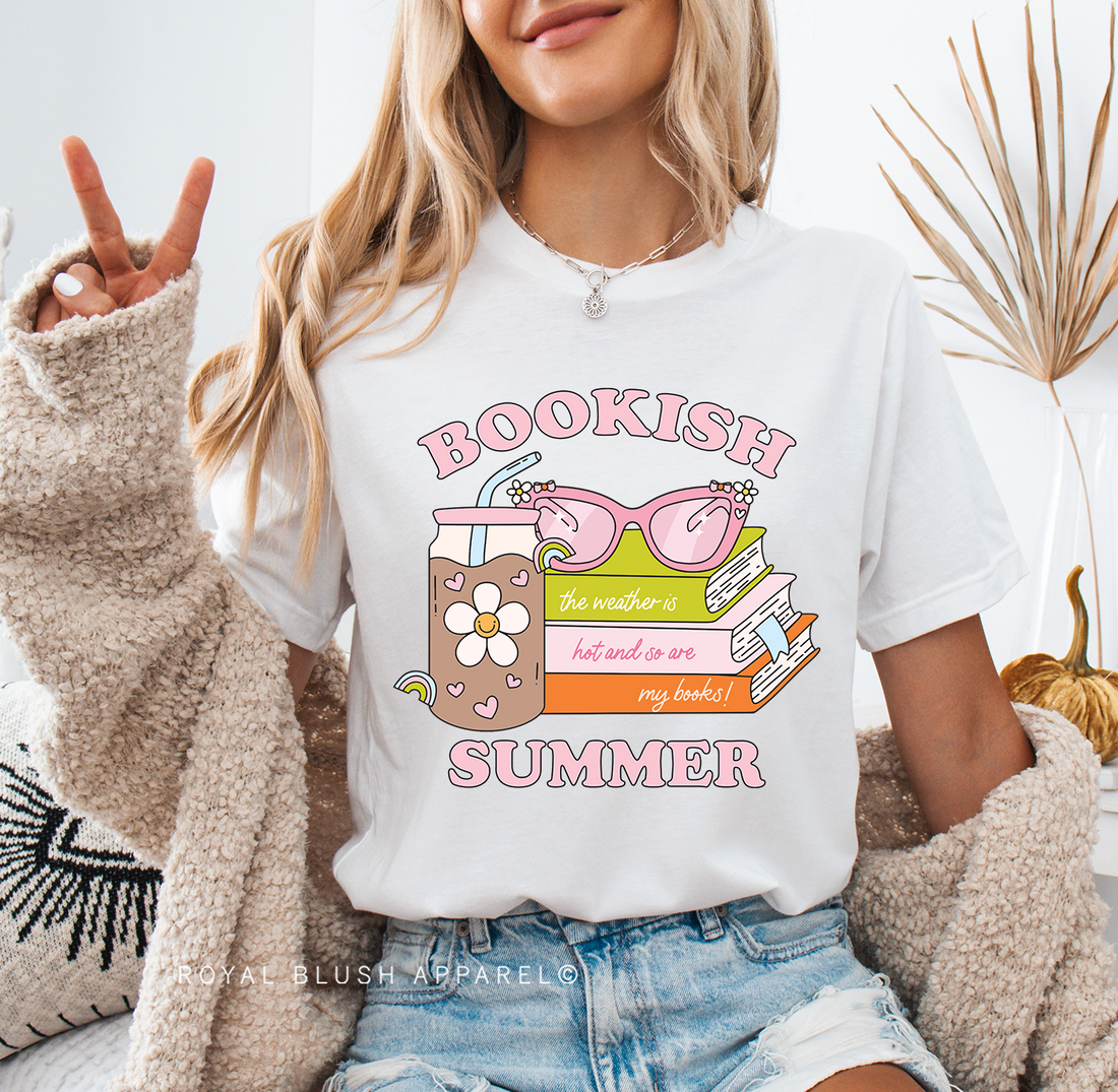 Bookish Summer Relaxed Unisex T-shirt