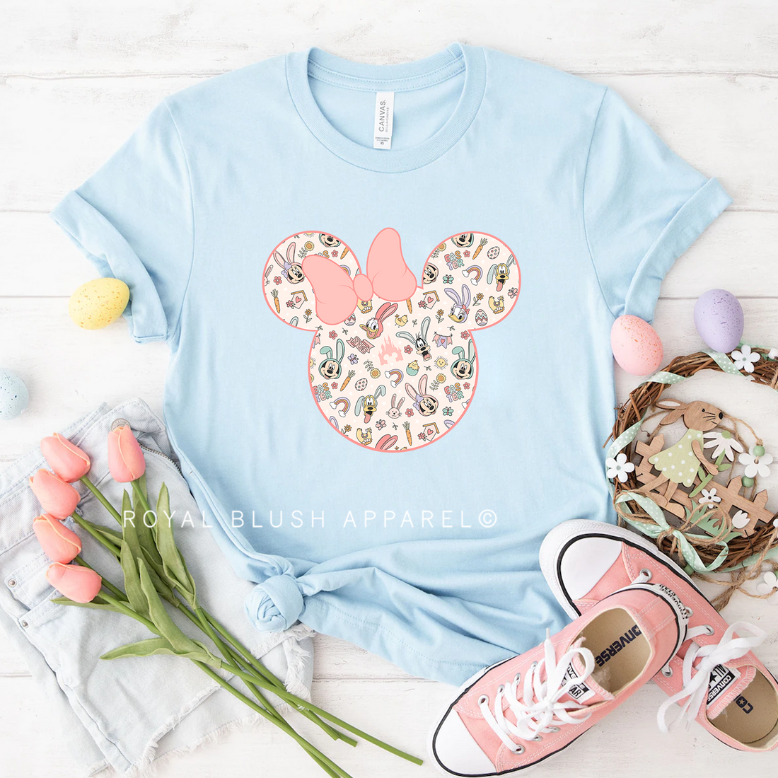 Bow Silhouette Relaxed Unisex T-shirt