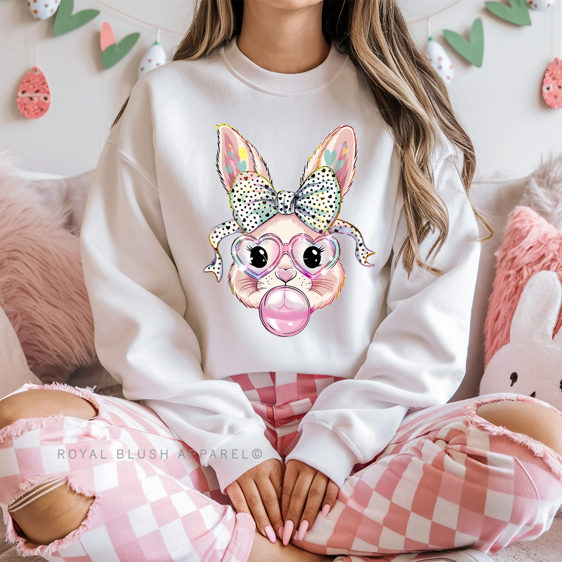 Bubble Gum Bunny Sweatshirt