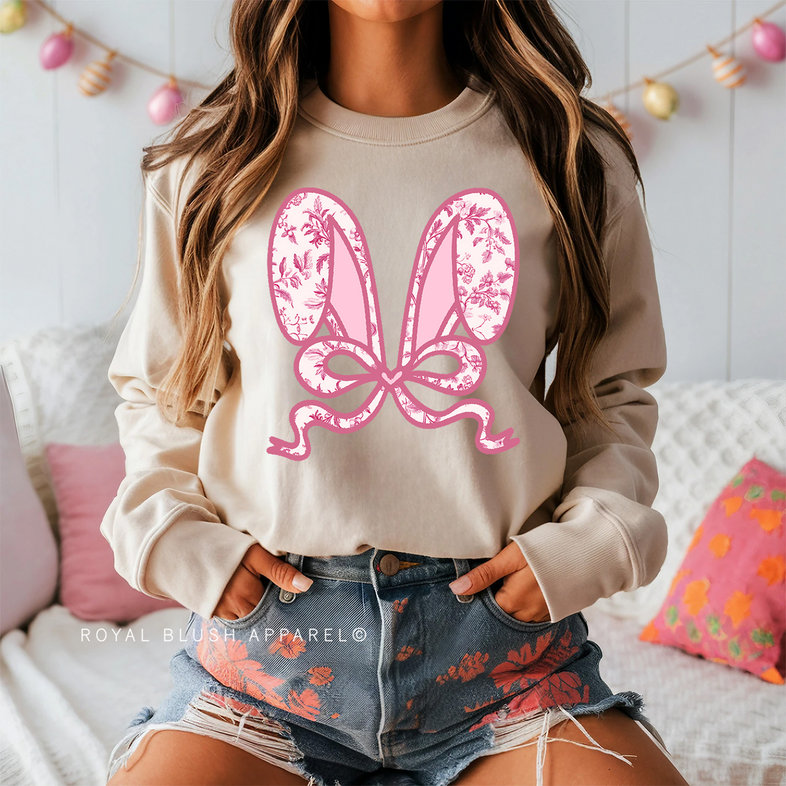 Bunny Bow Sweatshirt