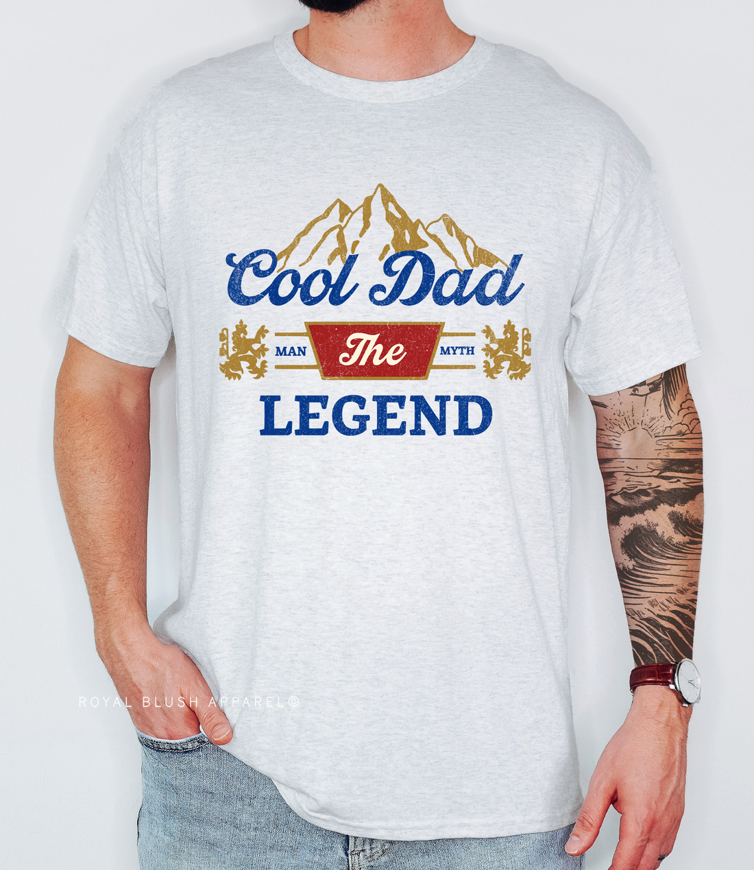 Cool Dad Legend Relaxed Unisex T-shirt