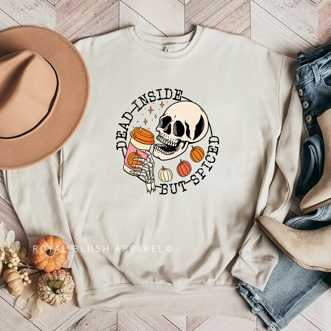 Dead Inside But Spiced - XS DUST BABE BELLA + CANVAS CREW