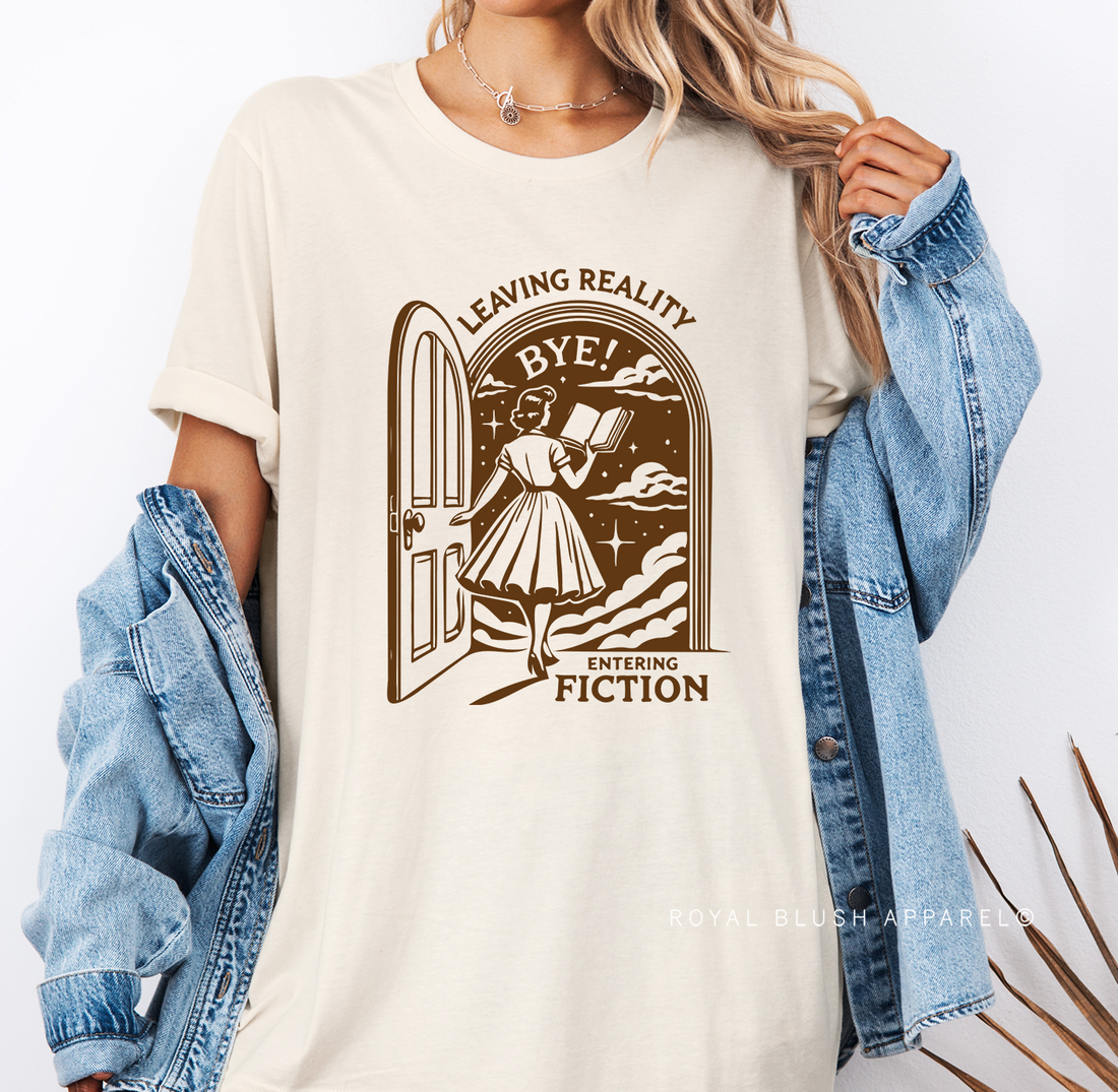Leaving Reality Entering Fiction Relaxed Unisex T-shirt