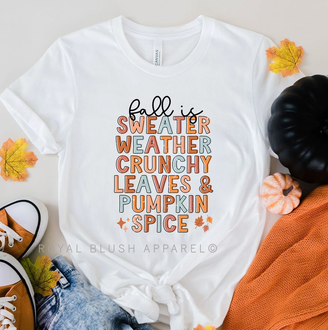 Fall Is Sweater Weather Relaxed Unisex T-shirt