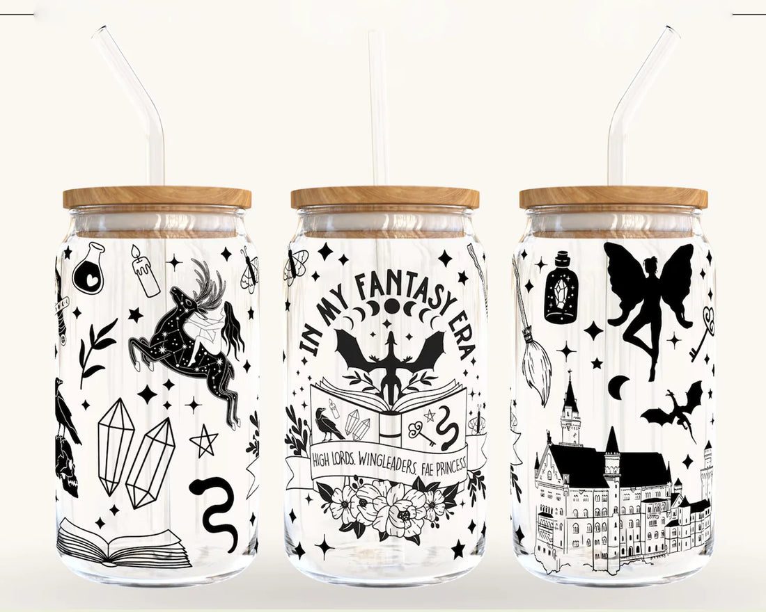 In My Fantasy Era Iced Coffee Glass