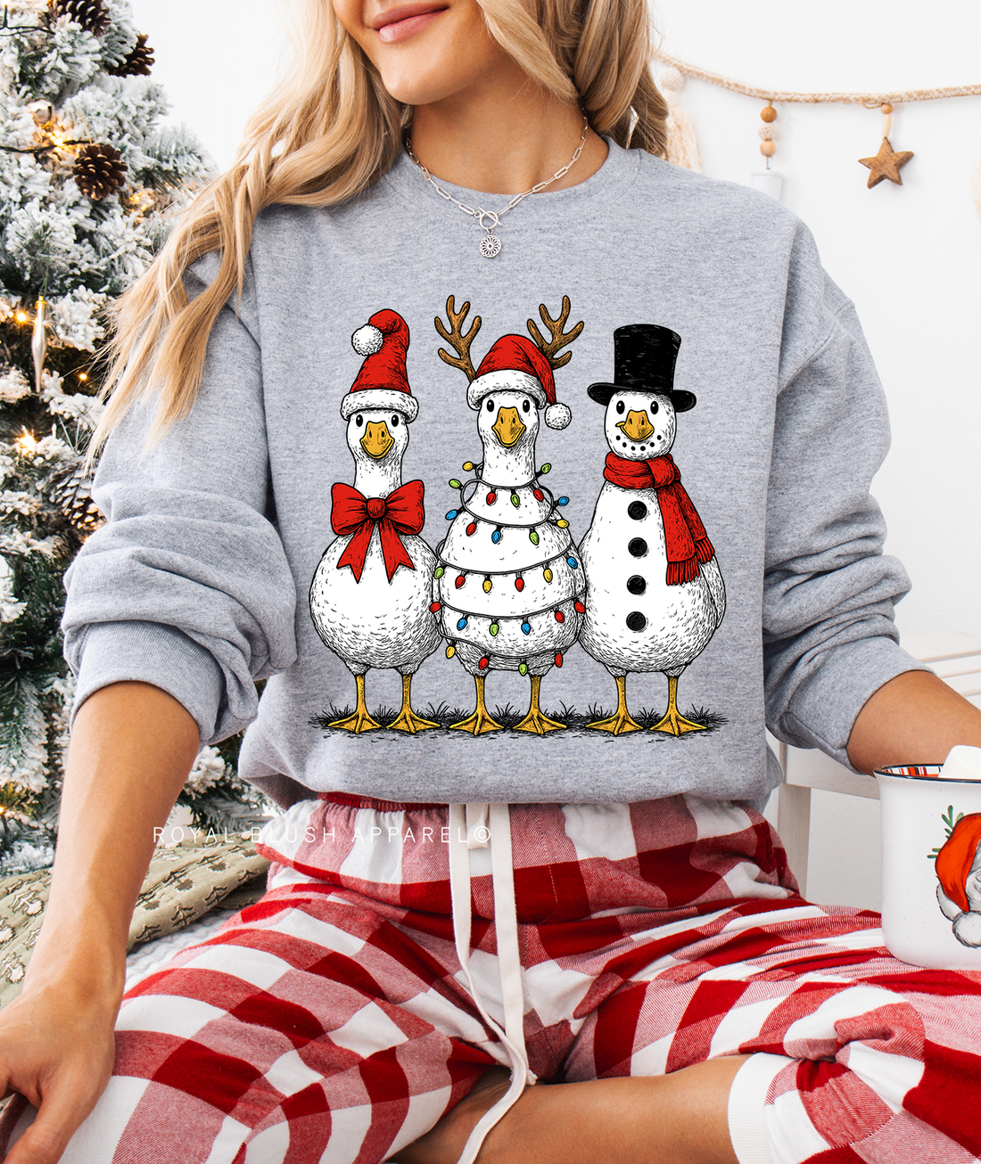 Festive Geese Sweatshirt