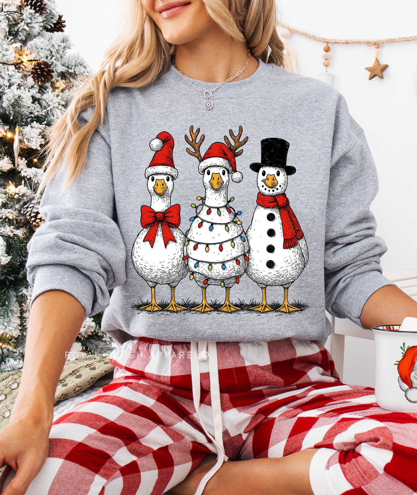 Festive Geese Sweatshirt