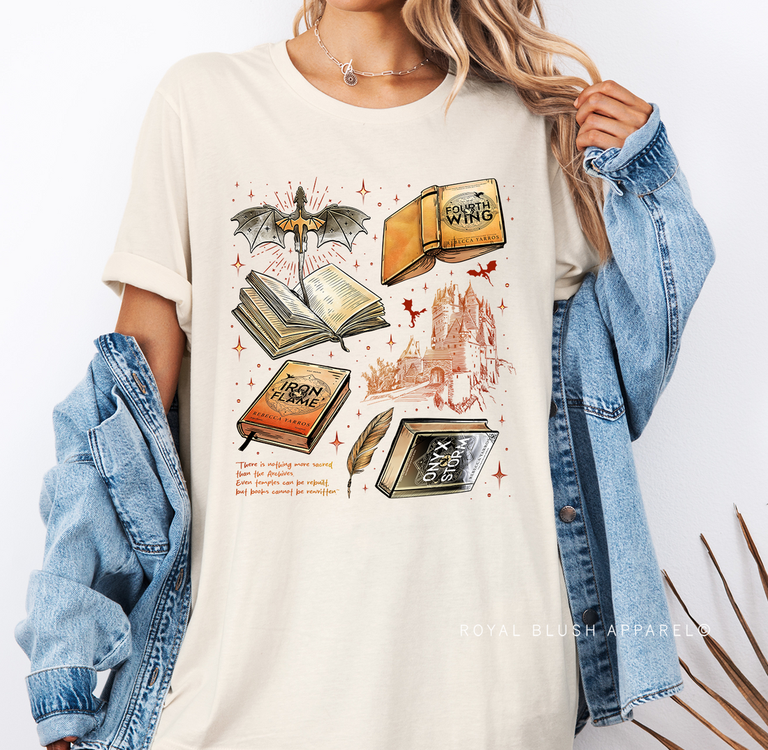 Fourth Wing Relaxed Unisex T-shirt