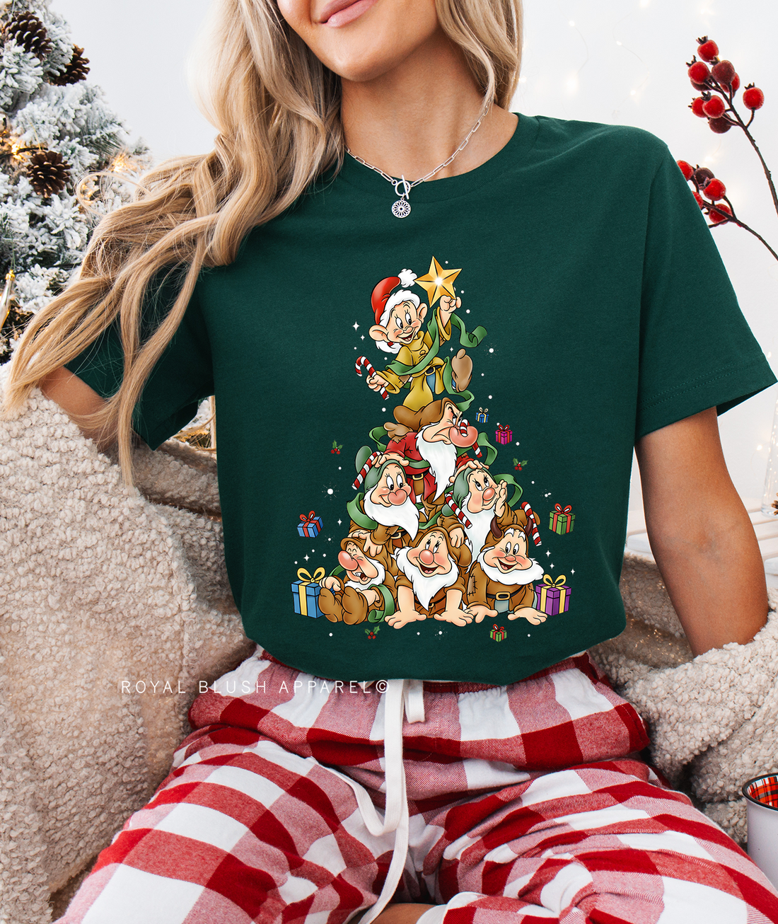 Gnomes Tree Relaxed Unisex T-shirt