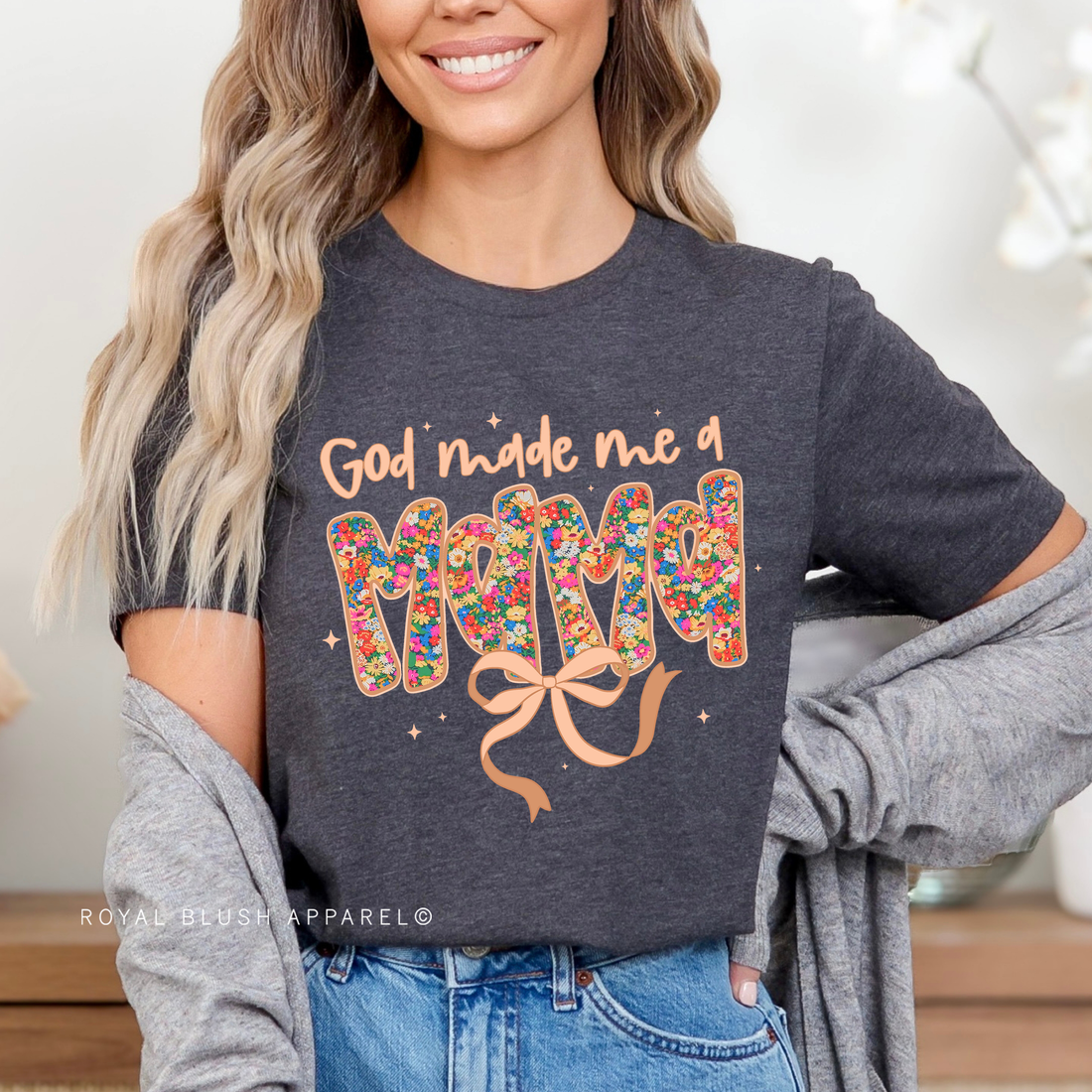 God Made Me A Mama Relaxed Unisex T-shirt