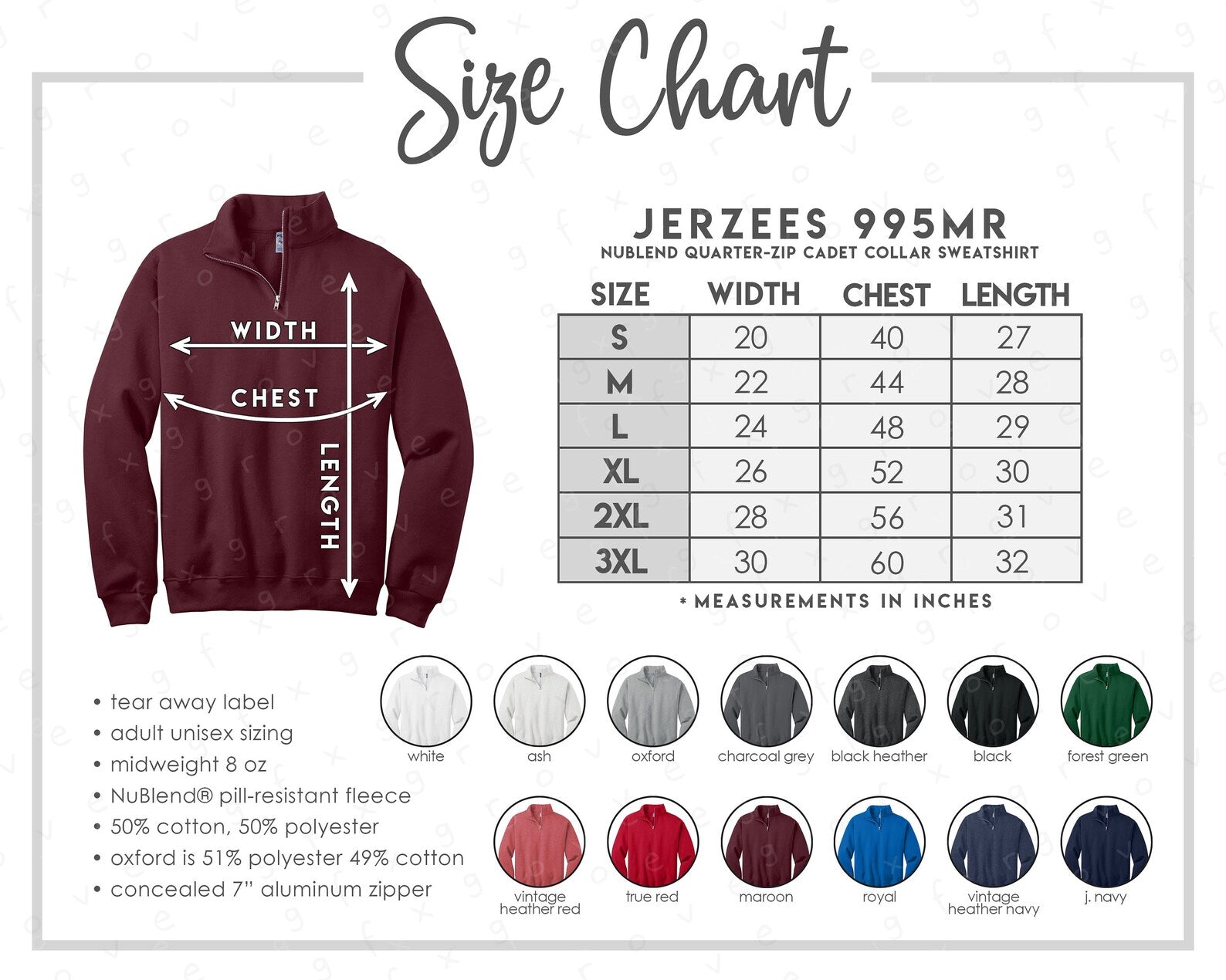 Custom Quarter Zip Sweater
