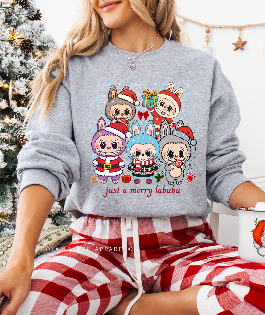 Just A Merry Labubu Sweatshirt