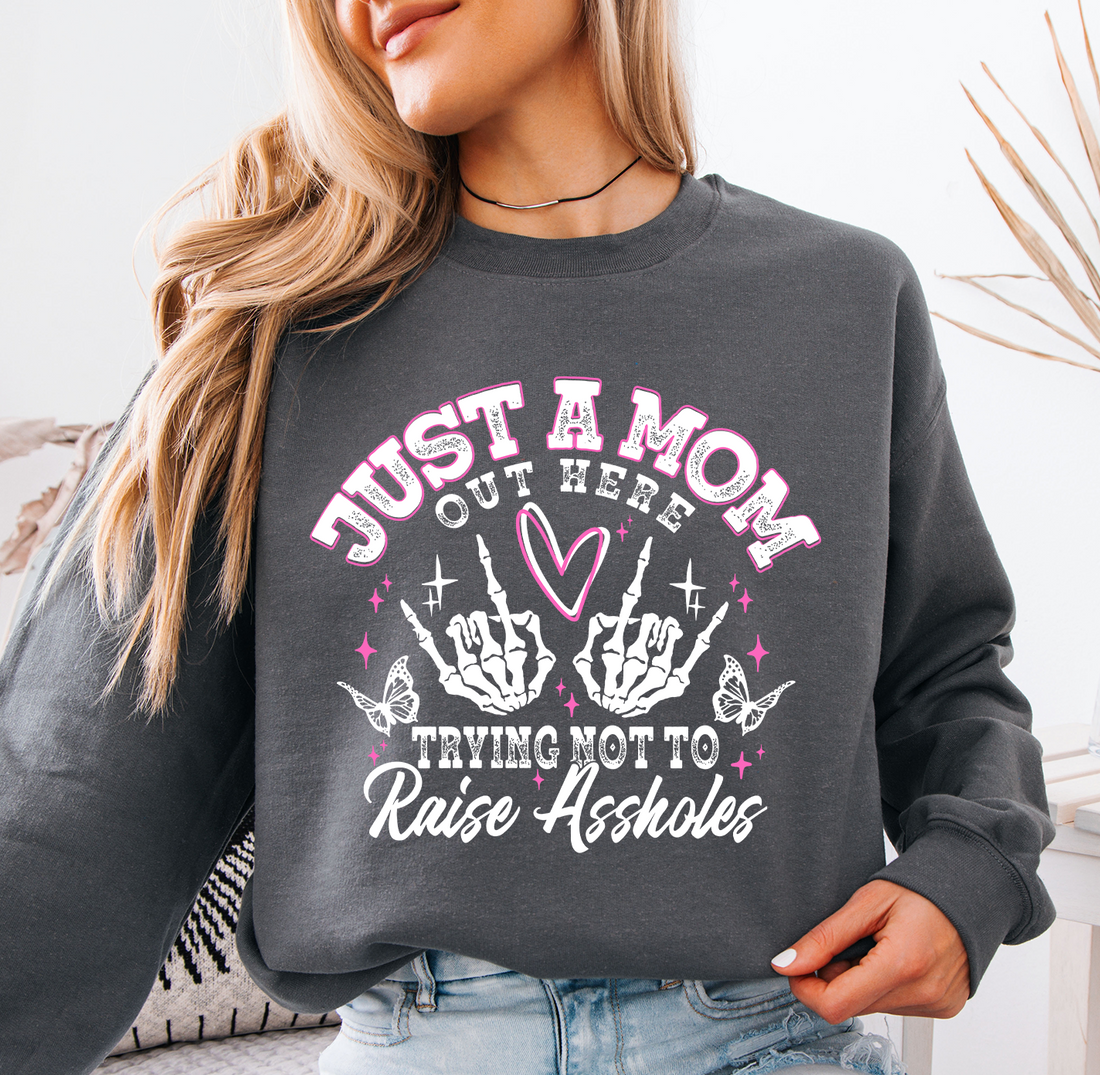 Trying Not To Raise Assholes Sweatshirt