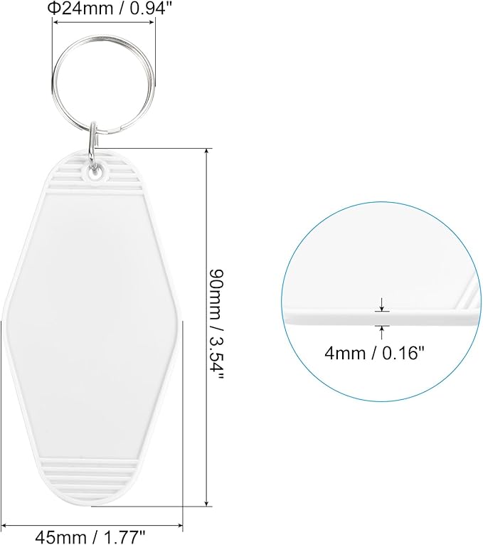Busy Doing Nothing Motel Keychain