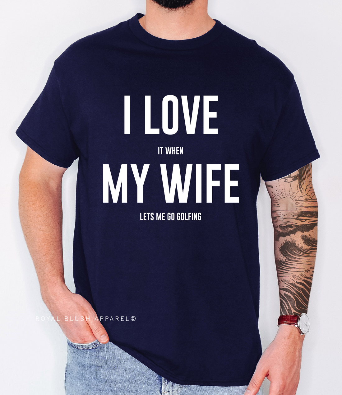 Lets Me Go Golfing Relaxed Unisex T-shirt