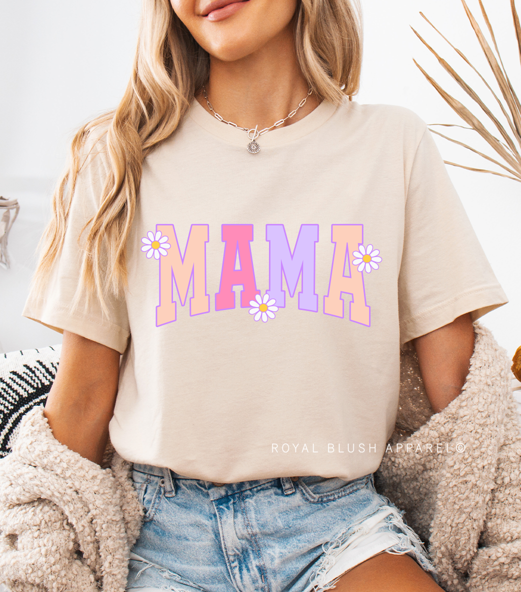 MAMA Daisies Relaxed Unisex T-shirt