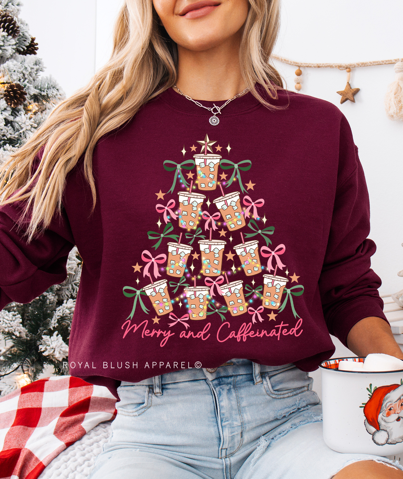 Merry And Caffeinated Sweatshirt