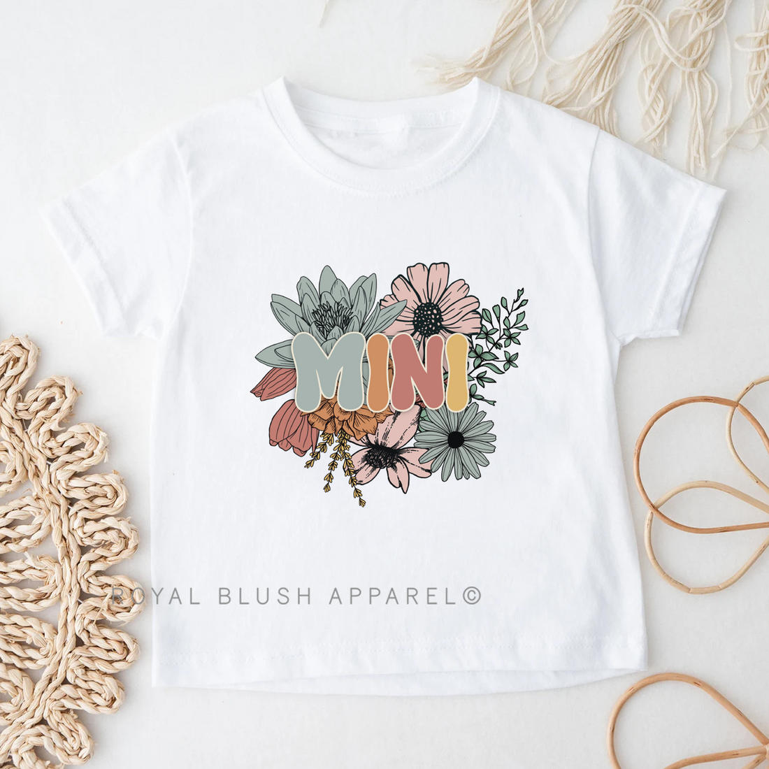 Floral Mini Toddler & Youth T-Shirt