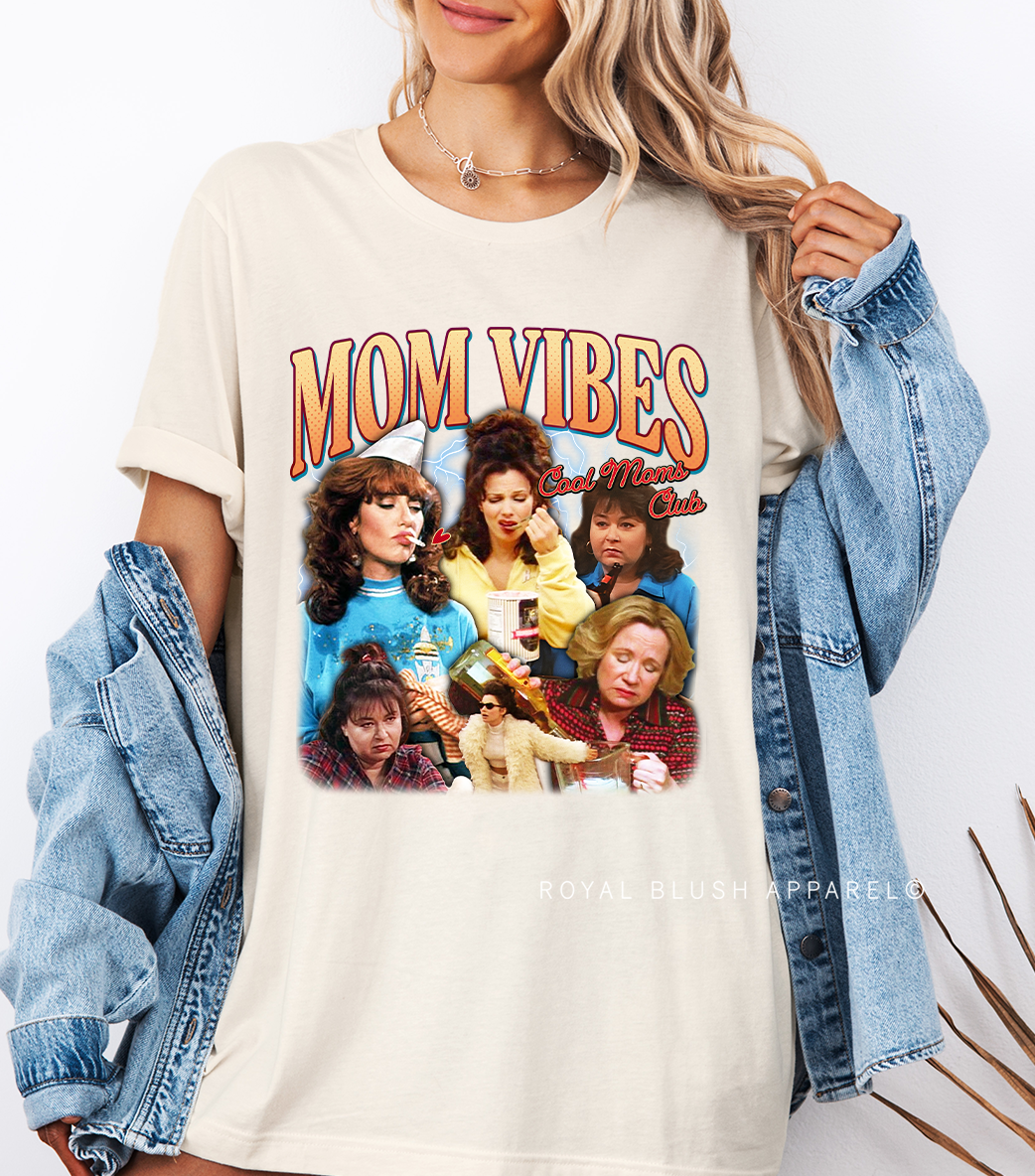 Mom Vibes Retro Relaxed Unisex T-shirt
