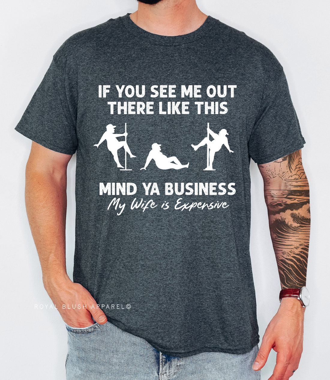 My Wife Is Expensive Relaxed Unisex T-shirt