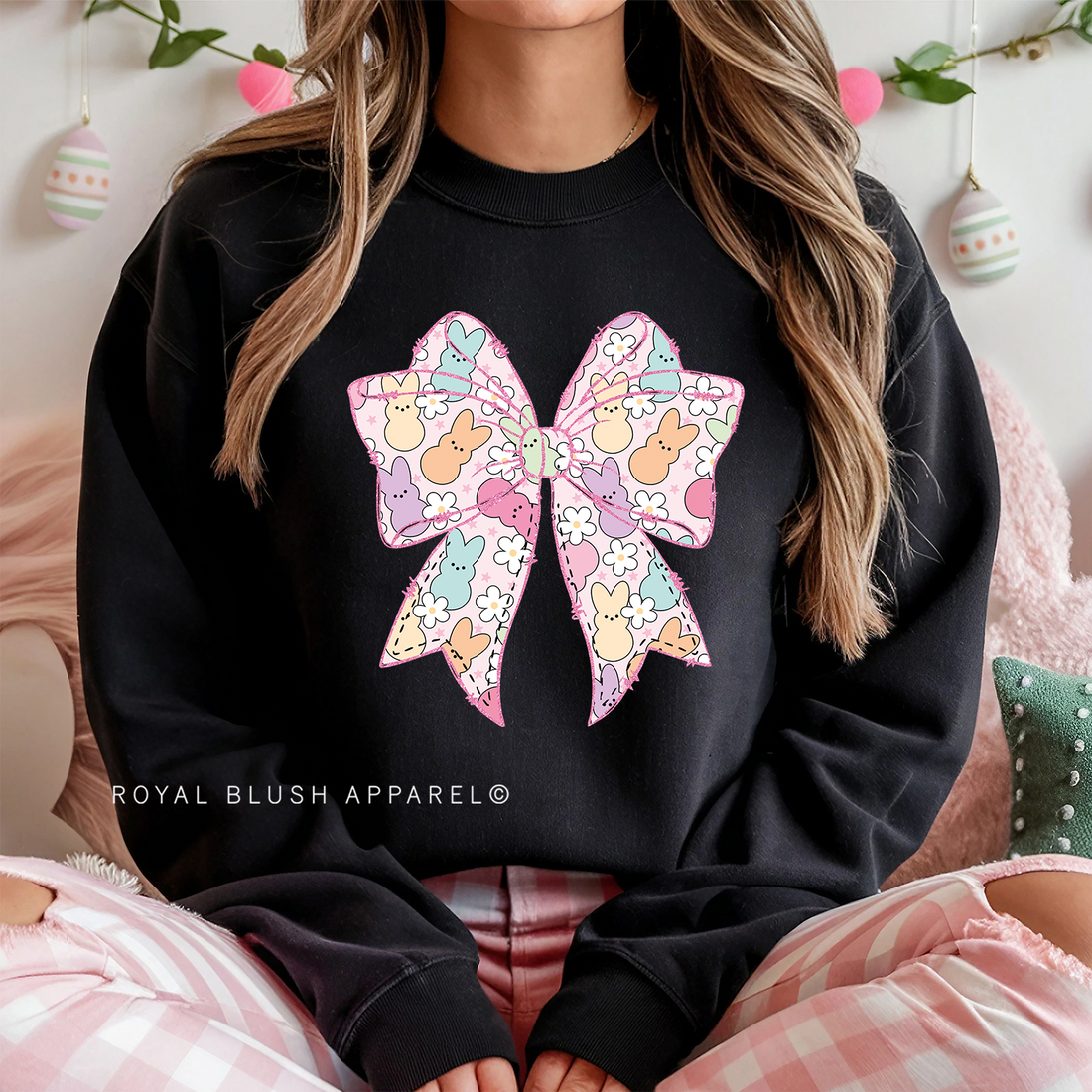 Peeps Bow Sweatshirt