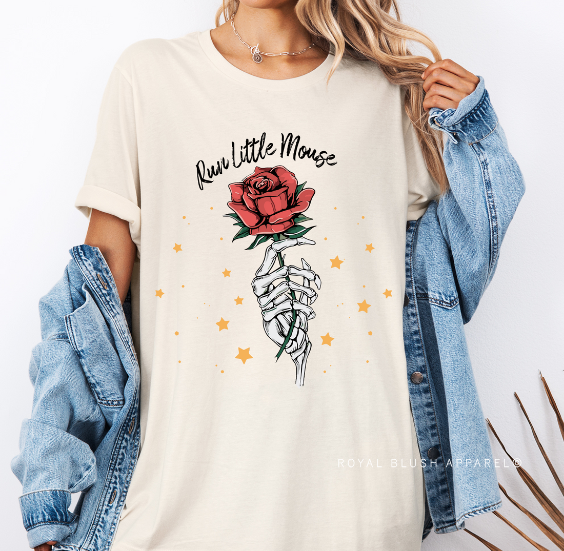 Run Little Mouse Relaxed Unisex T-shirt