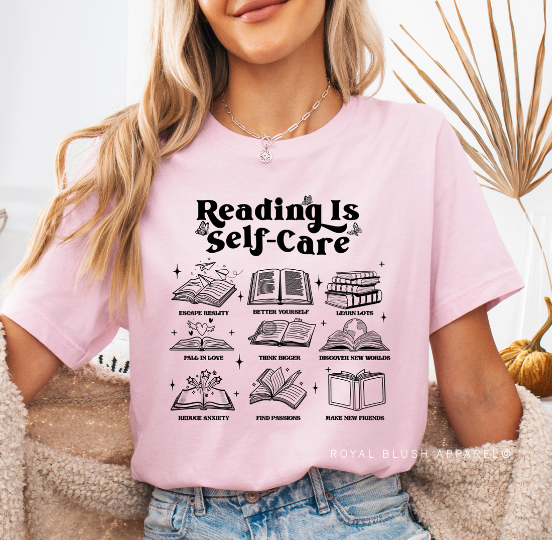 Reading Is Self-Care Relaxed Unisex T-shirt