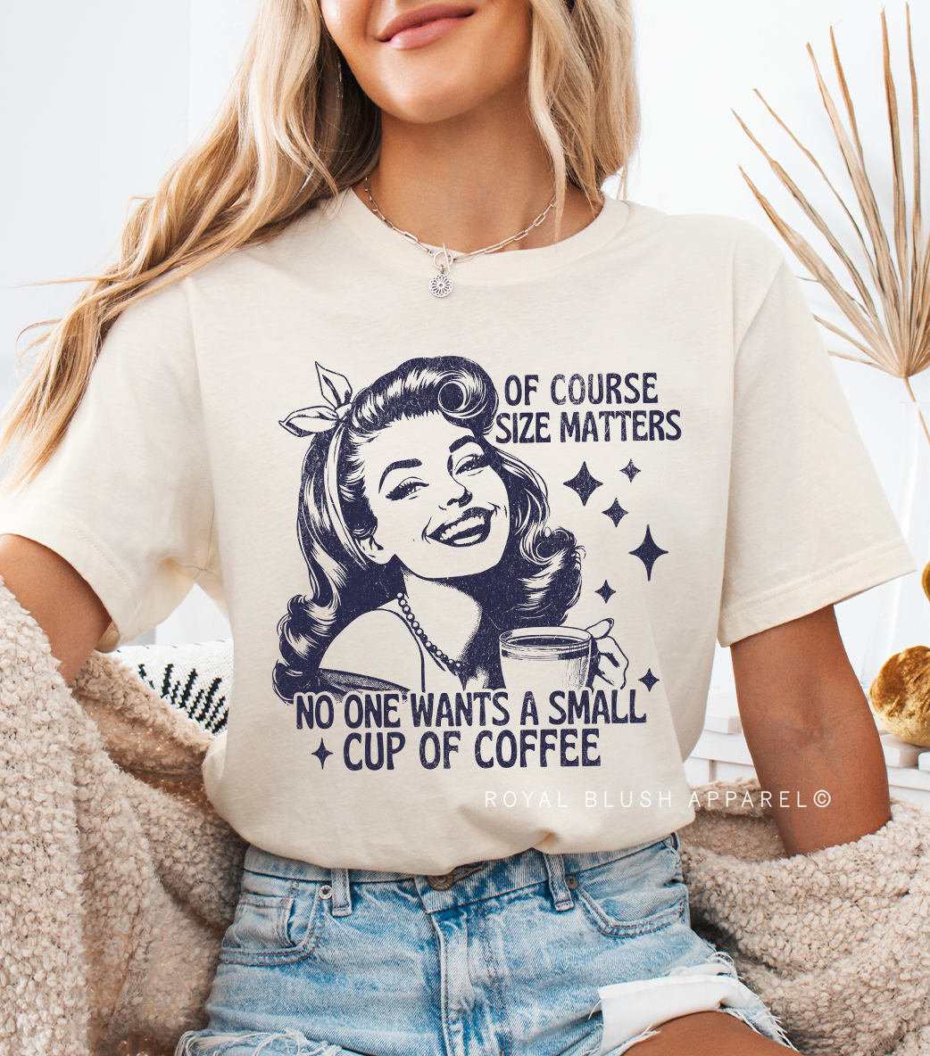 Small Cup Of Coffee Relaxed Unisex T-shirt