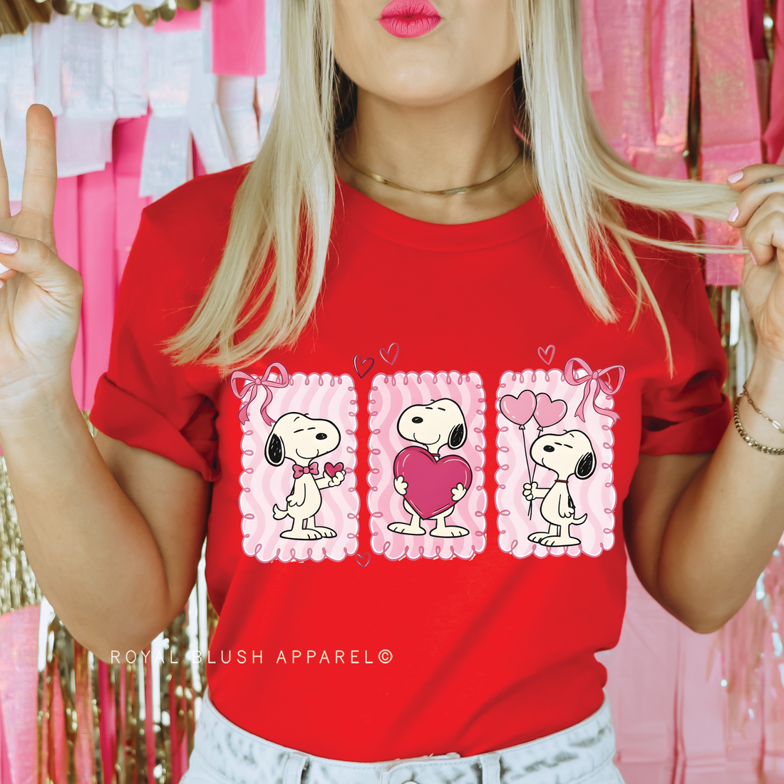 Snoopy Stamps Relaxed Unisex T-shirt