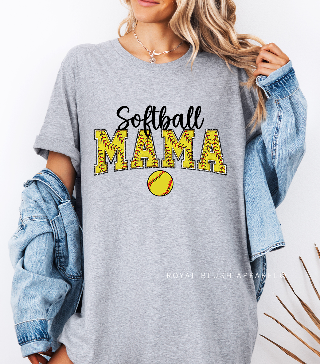 Softball Mama Relaxed Unisex T-shirt