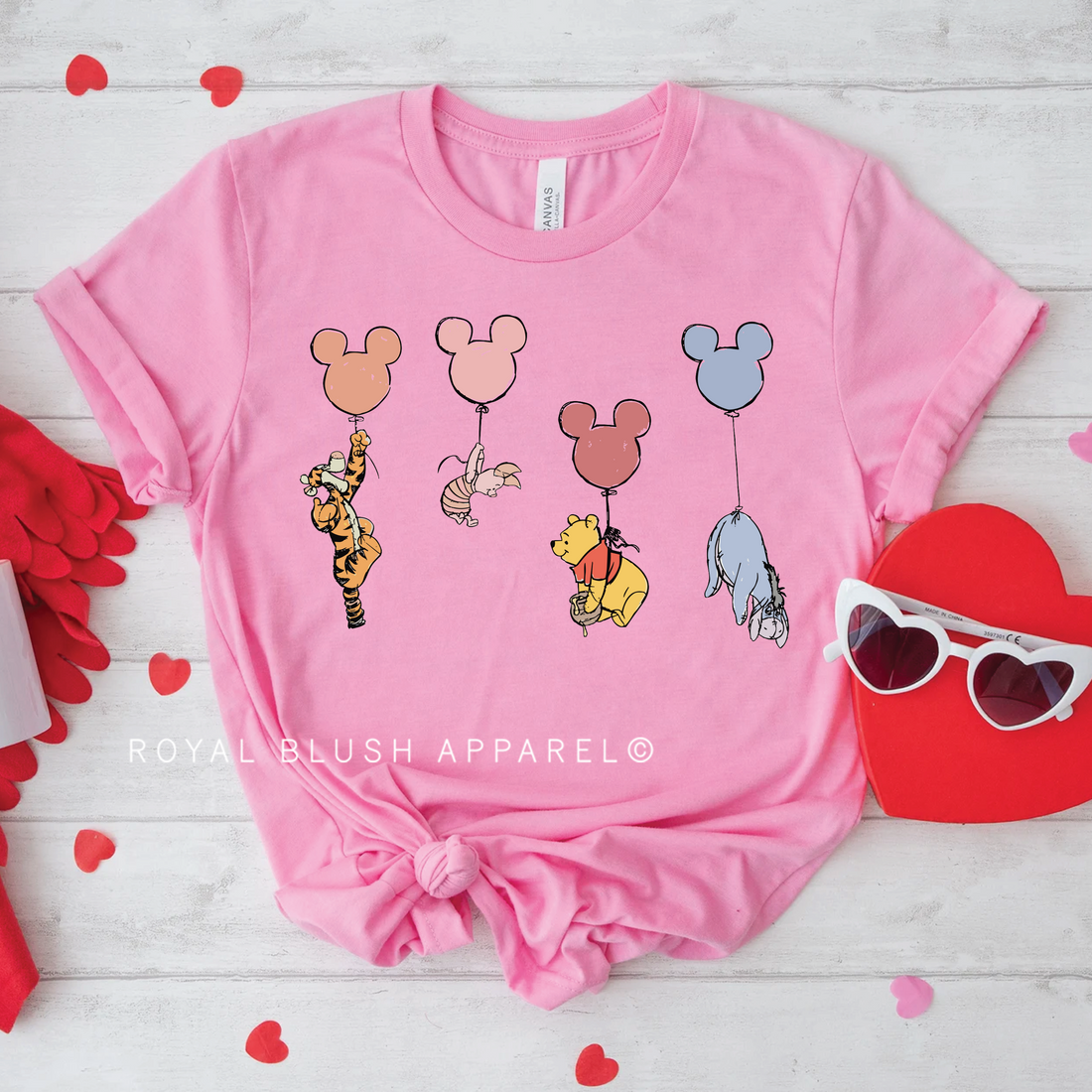 Winnie Balloons Relaxed Unisex T-shirt