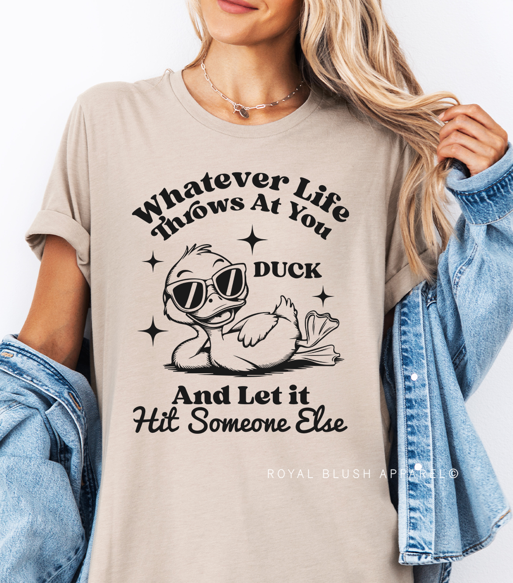 Whatever Life Throws At You Relaxed Unisex T-shirt