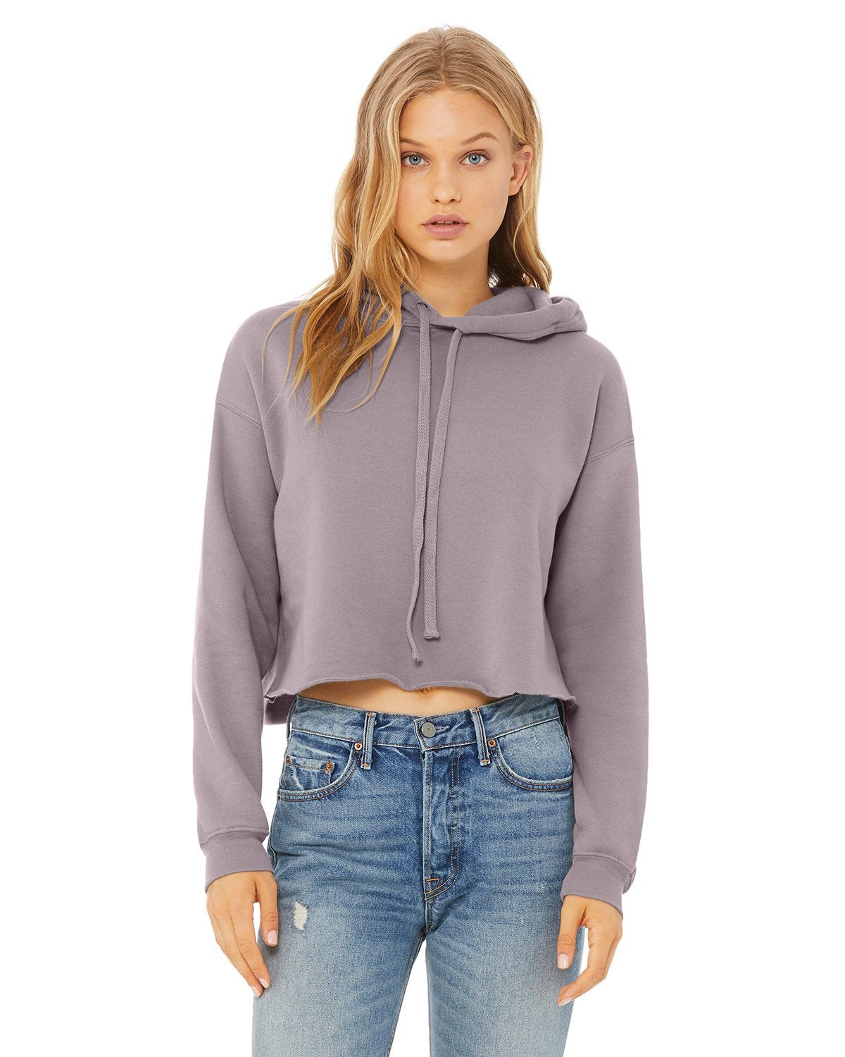 Custom Crop Fleece Hoodie