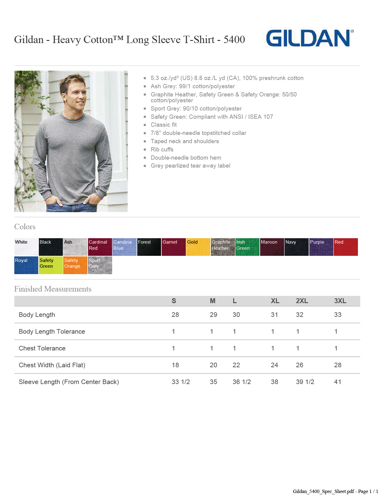 Beechwood Youth & Adult Long Sleeve