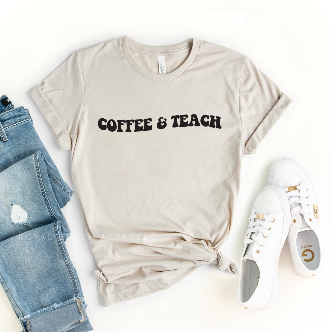 Coffee & Teach Relaxed Unisex T-shirt