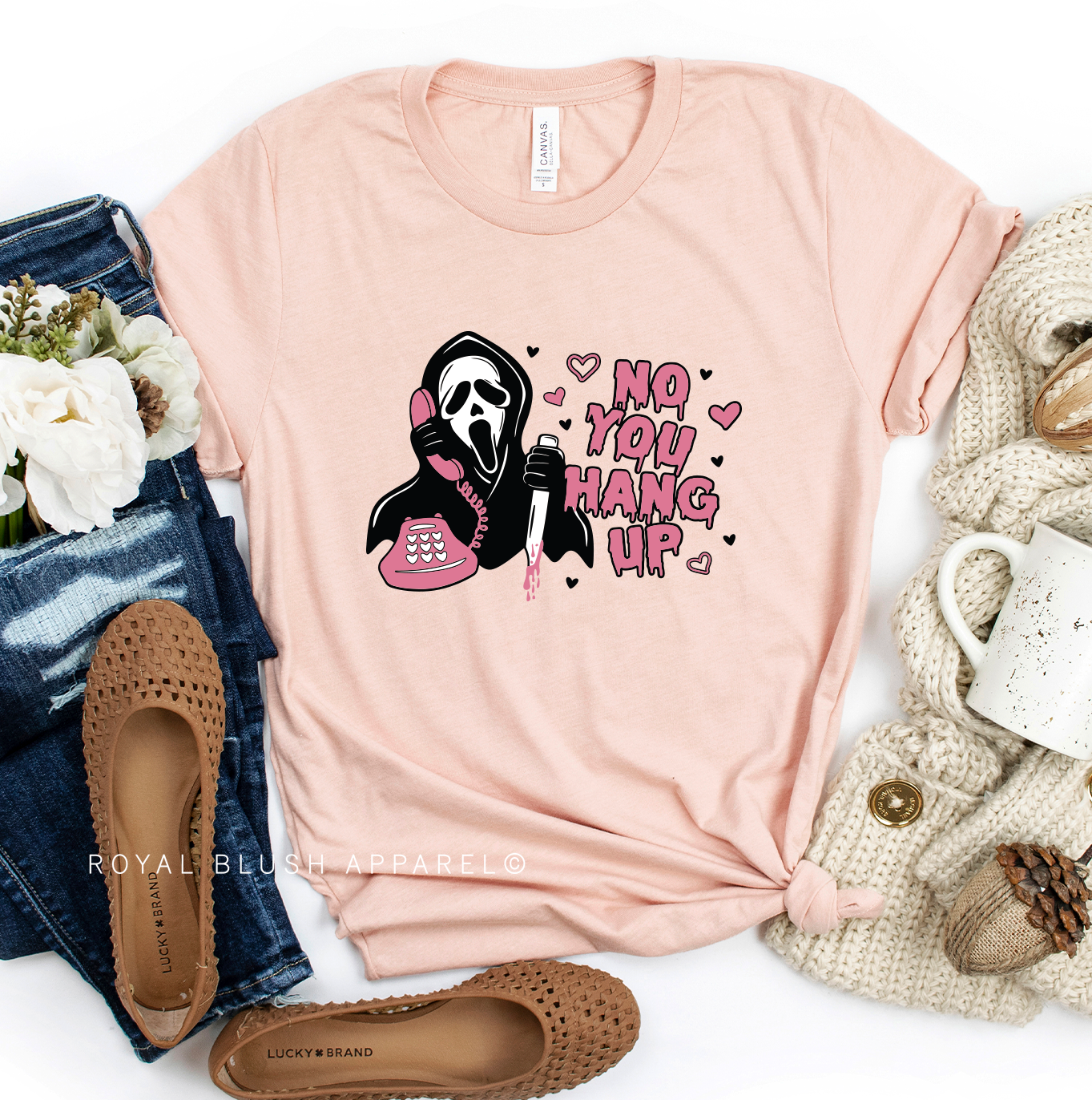 No You Hang Up Relaxed Unisex T-shirt