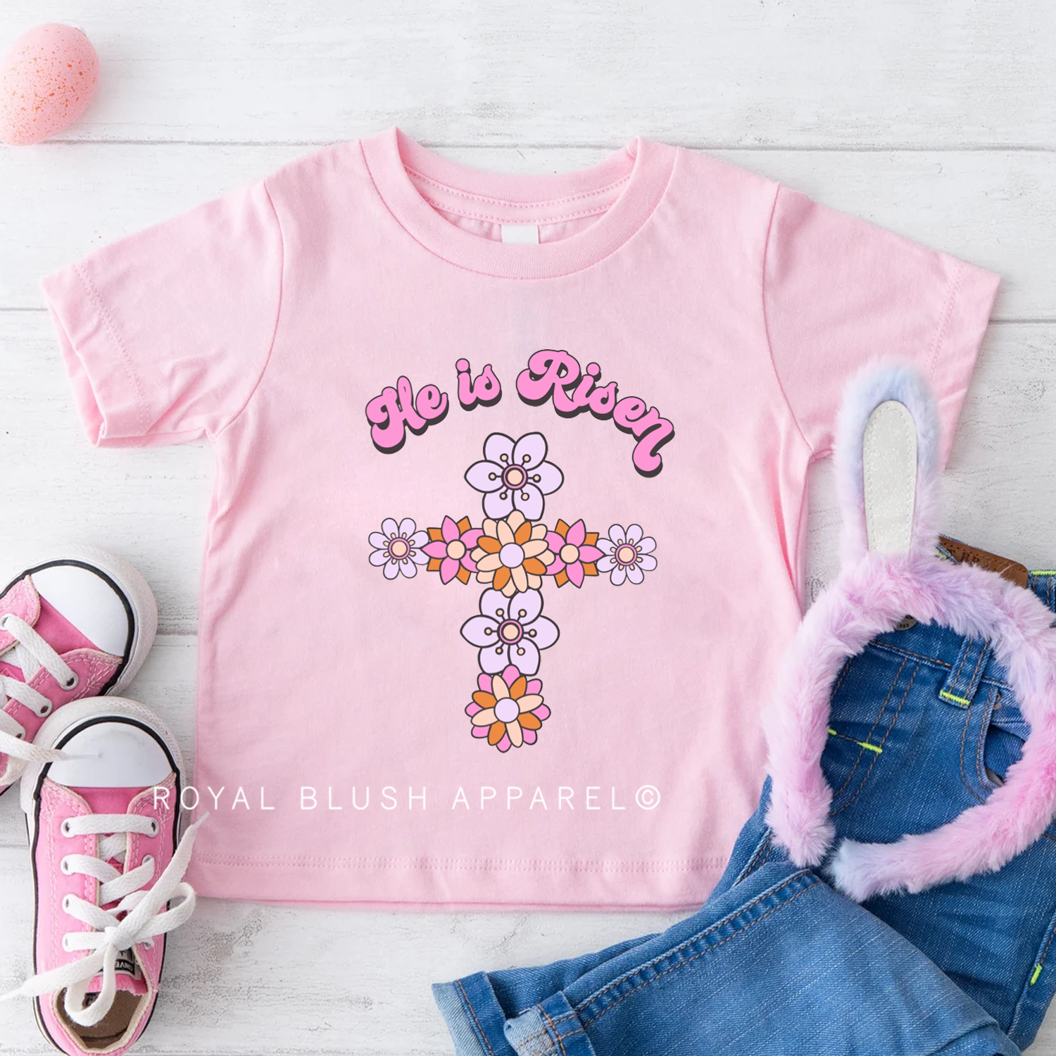 He Is Risen Toddler & Youth T-Shirt